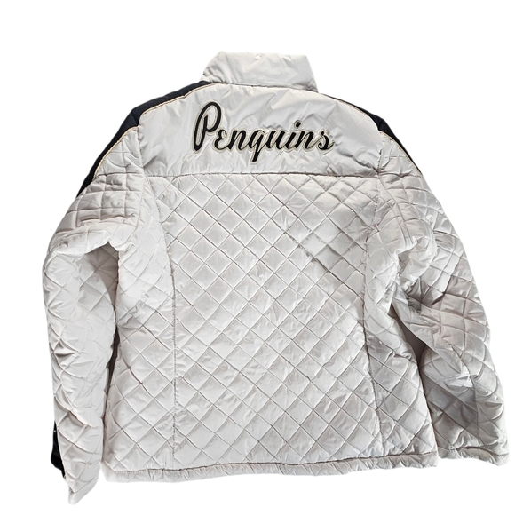 NHL Pittsburgh Penguins Quilted Ski Jacket Size XL - Picture 2 of 4
